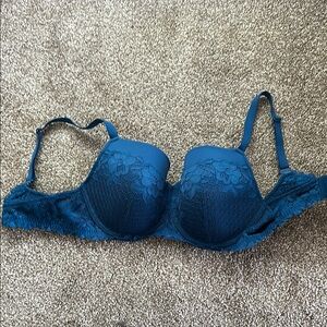Bare Necessities Blue Lace Lightly Padded Bra
